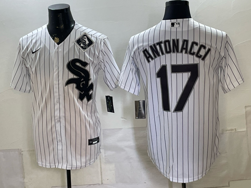 Men 2025 Chicago White Sox #17 Antonacci white Game Nike MLB Jersey 0722004